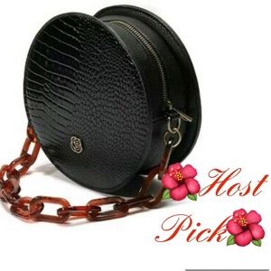Carlos Santana Crossbody Black Handbag